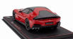 Bbr-models Ferrari 12cilindri V12 830cv Panoramic Roof 2024 - Matt Black Rims - Con Vetrina - With Showcase 1:18 Rosso Corsa - Červená