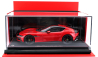 Bbr-models Ferrari 12cilindri V12 830cv Panoramic Roof 2024 - Matt Black Rims - Con Vetrina - With Showcase 1:18 Rosso Corsa - Červená