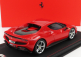 Bbr-models Ferrari 296 Gtb Hybrid 830hp V6 2021 1:18, červená