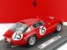 Bbr-models Ferrari 340mm 4.1l V12 S/n0320 Team Scuderia Ferrari N 15 24h Le Mans 1953 P.marzotto - G.marzotto - Con Vetrina - With Showcase 1:18 Red