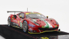 Bbr-models Ferrari 488 Gte 3.9l Turbo V8 Team Af Corse N 52 1:43, červená