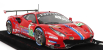 Bbr-models Ferrari 488 Gte Evo 3.9l Turbo V8 Team Risi N 82 1:18, červená