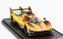 Bbr-models Ferrari 499p 3.0l Turbo V6 Team Af Corse N  83 24h Le Mans 2024 Robert Kubica - Robert Shwartzman - Yifei Ye 1:43 Žlutá Červená