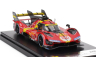 Bbr-models Ferrari 499p 3.0l Turbo V6 Team Ferrari Af Corse N 50 3rd 1000 Miles Sebring 2023 Antonio Fuoco - Miguel Molina - Nicklas Nielsen 1:43 Červená Žlutá Černá