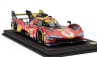 Bbr-models Ferrari 499p 3.0l Turbo V6 Team Ferrari Af Corse N 50 Winner 24h Le Mans 2024 Antonio Fuoco - Miguel Molina - Nicklas Nielsen - Con Vetrina - With Showcase 1:18 Červená Žlutá Černá