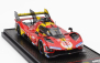 Bbr-models Ferrari 499p 3.0l Turbo V6 Team Ferrari Af Corse N 51 3rd 24h Le Mans 2024 Alessandro Pier Guidi - James Calado - Antonio Giovinazzi 1:43 Červená Žlutá Černá