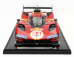 Bbr-models Ferrari 499p 3.0l Turbo V6 Team Ferrari Af Corse N 51 Winner 24h Le Mans 2023 Alessandro Pier Guidi - James Calado - Antonio Giovinazzi - Con Vetrina - With Showcase 1:12 Červená Žlutá Černá