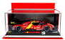 Bbr-models Ferrari 499p 3.0l Turbo V6 Team Ferrari Af Corse N 51 Winner 24h Le Mans 2023 Alessandro Pier Guidi - James Calado - Antonio Giovinazzi - Con Vetrina - With Showcase 1:18 Červená Žlutá Černá