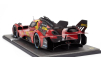 Bbr-models Ferrari 499p 3.0l Turbo V6 Team Ferrari Af Corse N 51 Winner 24h Le Mans (dirty Version - After Race) 2023 Alessandro Pier Guidi - James Calado - Antonio Giovinazzi - Con Vetrina - With Showcase - Coffret Box 1:12 Červená Žlutá Černá