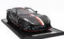 Bbr-models Ferrari 812 Competizione N 16 Principato Di Monaco Livery 2021 - Con Vetrina - With Showcase 1:12 Matt Black