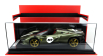 Bbr-models Ferrari Daytona Sp3 Serie Icona N 10 Open Roof 2022 - Con Vetrina - With Showcase 1:12 Verde Manzoni Lucido - Zelená Met Stříbrná