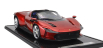 Bbr-models Ferrari Daytona Sp3 Serie Icona Open Roof 2022 - Con Vetrina - With Showcase 1:12 Rosso Magma - Červený Met