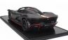 Bbr-models Ferrari Daytona Sp3 Serie Icona Open Roof Principato Di Monaco Livery N 16 Personal Car Charles Leclerc 2022 - Con Vetrina - With Showcase 1:12 Matt Black