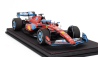 Bbr-models Ferrari F1  Sf-24 Team Scuderia Ferrari N 16 3rd Miami Gp 2024 Charles Leclerc - Con Vetrina - With Showcase 1:18 Červená Světle Modrá