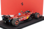 Bbr-models Ferrari F1  Sf-24 Team Scuderia Ferrari N 55 3rd Monaco Gp 2024 Carlos Sainz - Con Vetrina - With Showcase 1:18 Červená Černá