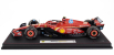 Bbr-models Ferrari F1  Sf-24 Team Scuderia Ferrari N 55 3rd Monaco Gp 2024 Carlos Sainz - Con Vetrina - With Showcase 1:18 Červená Černá