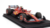 Bbr-models Ferrari F1  Sf-24 Team Scuderia Ferrari N 55 3rd Monaco Gp 2024 Carlos Sainz - Con Vetrina - With Showcase 1:18 Červená Černá