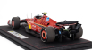 Bbr-models Ferrari F1  Sf-24 Team Scuderia Ferrari N 55 3rd Monaco Gp 2024 Carlos Sainz - Con Vetrina - With Showcase 1:18 Červená Černá