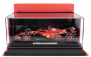 Bbr-models Ferrari F1  Sf-24 Team Scuderia Ferrari N 55 3rd Monaco Gp 2024 Carlos Sainz - Con Vetrina - With Showcase 1:18 Červená Černá