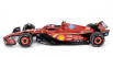 Bbr-models Ferrari F1  Sf-24 Team Scuderia Ferrari N 55 3rd Monaco Gp 2024 Carlos Sainz - Polifoam Packaging 1:18 Červená Černá
