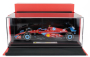 Bbr-models Ferrari F1  Sf-24 Team Scuderia Ferrari N 55 5th Miami Gp 2024 Carlos Sainz - Con Vetrina - With Showcase 1:18 Červená Světle Modrá