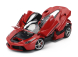 Bbr-models Ferrari Laferrari 2013 - Silver Rims 1:18 Rosso Corsa 322 - Červená