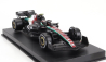 Bburago Alfa romeo F1  C43 Team Stake N 24 Monza Italy Gp 2023 Guanyu Zhou - With Pilot And Showcase 1:43 Černá Červená Bílá Zelená