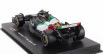 Bburago Alfa romeo F1  C43 Team Stake N 24 Monza Italy Gp 2023 Guanyu Zhou - With Pilot And Showcase 1:43 Černá Červená Bílá Zelená