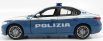 Bburago Alfa romeo Giulia Polizia 2016 1:24 Modrá Bílá