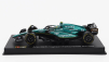 Bburago Aston martin F1  Amr23 Team Aramco Cognizant N 14 Season 2023 Fernando Alonso - With Pilot And Showcase 1:43 Zelená