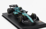 Bburago Aston martin F1  Amr23 Team Aramco Cognizant N 14 Season 2023 Fernando Alonso - With Pilot And Showcase 1:43 Zelená