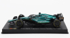 Bburago Aston martin F1  Amr23 Team Aramco Cognizant N 18 Season 2023 Lance Stroll - With Pilot And Showcase 1:43 Zelená