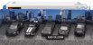 Bburago Audi R8 - Chevrolet Camaro Z/28 - Lamborghini Aventador - Centenario - Ford Usa Mustang 1:64 Black