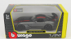 Bburago Dodge Viper Srt-10 Coupe 2003 - With Red Line 1:24 Grey