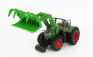 Bburago Fendt Vario 1050 Tractor With Front Grapple 2016 1:50 Zelená Šedá Červená