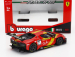 Bburago Ferrari 296 Gt3 3.0l Twin Turbo V6 N 71 Racing 2023 1:43 Červená Žlutá