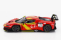 Bburago Ferrari 296 Gt3 3.0l Twin Turbo V6 N 71 Racing 2023 1:43 Červená Žlutá