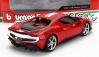 Bburago Ferrari 296 Gtb Assetto Fiorano 2022 1:18 Červená Bílá