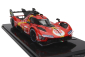 Bburago Ferrari 499p 3.0l Turbo V6 Team Ferrari Af Corse N 51 Winner 24h Le Mans 2023 Alessandro Pier Guidi - James Calado - Antonio Giovinazzi  - With Showcase - Exclusive Carmodel 1:18 Červená Žlutá Černá