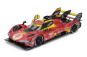 Bburago Ferrari 499p 3.0l Turbo V6 Team Ferrari Af Corse N 50 Winner 24h Le Mans 2024 Antonio Fuoco - Miguel Molina - Nicklas Nielsen 1:24 Red