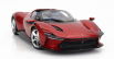 Bburago Ferrari Daytona Sp3 Spider Open Roof 2022 1:18 Rosso Magma - Červený Met