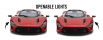 Bburago Ferrari Daytona Sp3 Spider Open Roof 2022 1:18 Rosso Magma - Červený Met