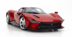 Bburago Ferrari Daytona Sp3 Spider Open Roof 2022 1:18 Rosso Magma - Červený Met