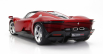 Bburago Ferrari Daytona Sp3 Spider Open Roof 2022 1:18 Rosso Magma - Červený Met