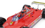 Bburago Ferrari F1  312t4 N 12 Winner South Africa Gp Kyalami (with Pilot) 1979 Gilles Villeneuve 1:18 Red