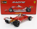 Bburago Ferrari F1  312t4 N 12 Winner Watkins Glen Gp Usa (with Pilot Figure And Rain Wheels) 1979 Gilles Villeneuve 1:18 Red