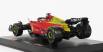 Bburago Ferrari F1-75 Scuderia Ferrari N 16 2nd Monza Gp Italy (pole Position) 2022 Charles Leclerc - With Helmet And Plastic Showcase - Exclusive Carmodel 1:43 Červená Žlutá
