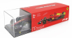 Bburago Ferrari F1-75 Scuderia Ferrari N 16 2nd Monza Gp Italy (pole Position) 2022 Charles Leclerc - With Pilot And Showcase - Exclusive Carmodel 1:24 Červená Žlutá