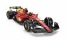 Bburago Ferrari F1-75 Scuderia Ferrari N 16 2nd Monza Gp Italy (pole Position) 2022 Charles Leclerc - With Pilot And Showcase - Exclusive Carmodel 1:24 Červená Žlutá