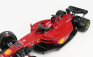 Bburago Ferrari F1-75 Scuderia Ferrari N 16 Season 2022 Charles Leclerc - Yellow Wheels - Exclusive Carmodel 1:18 Red